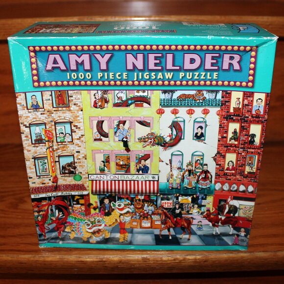 3/$88❤️sealed 2007 vintage Amy Nelder LUNAR PARADE Ceaco puzzle Chinese New Year - Picture 1 of 6